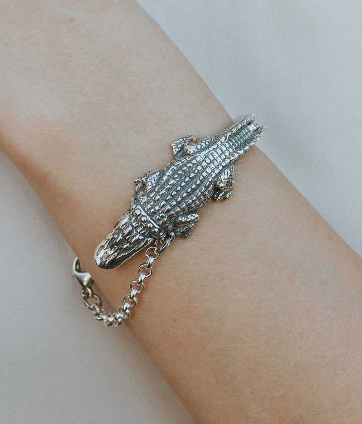 Pet Alligator Bangle Bracelet