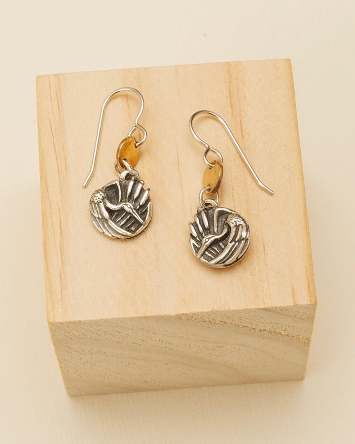 Audubon Egret Earrings