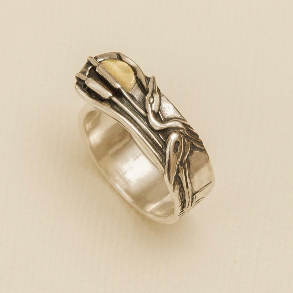 Audubon Egret Ring