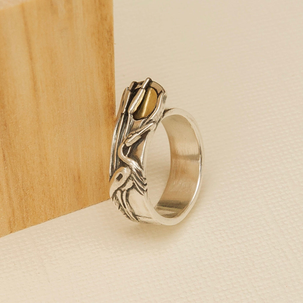 Audubon Egret Ring