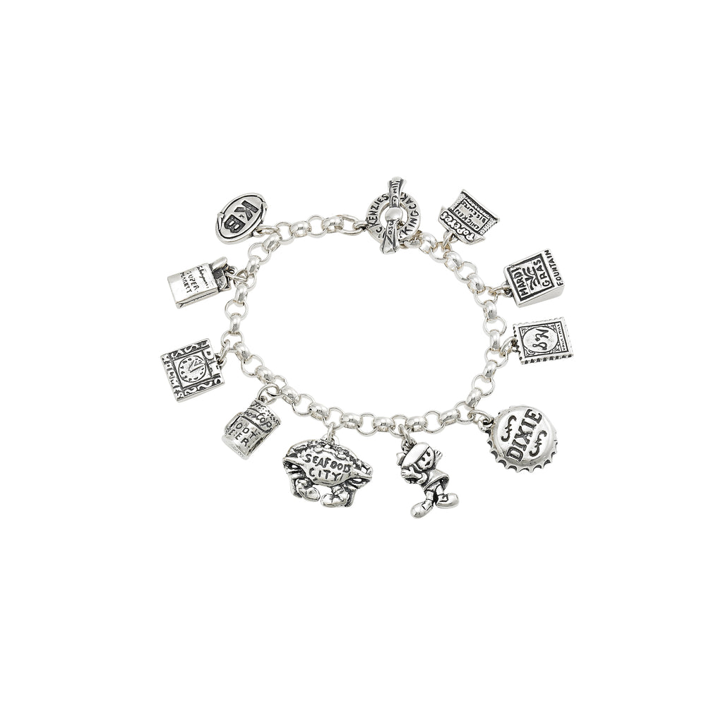 New Orleans Nostalgia Ten Charm Bracelet