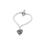 Magnolia Heart Bracelet