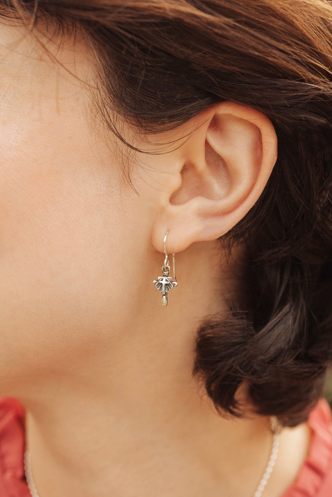 Baptism Cross Mini Earrings