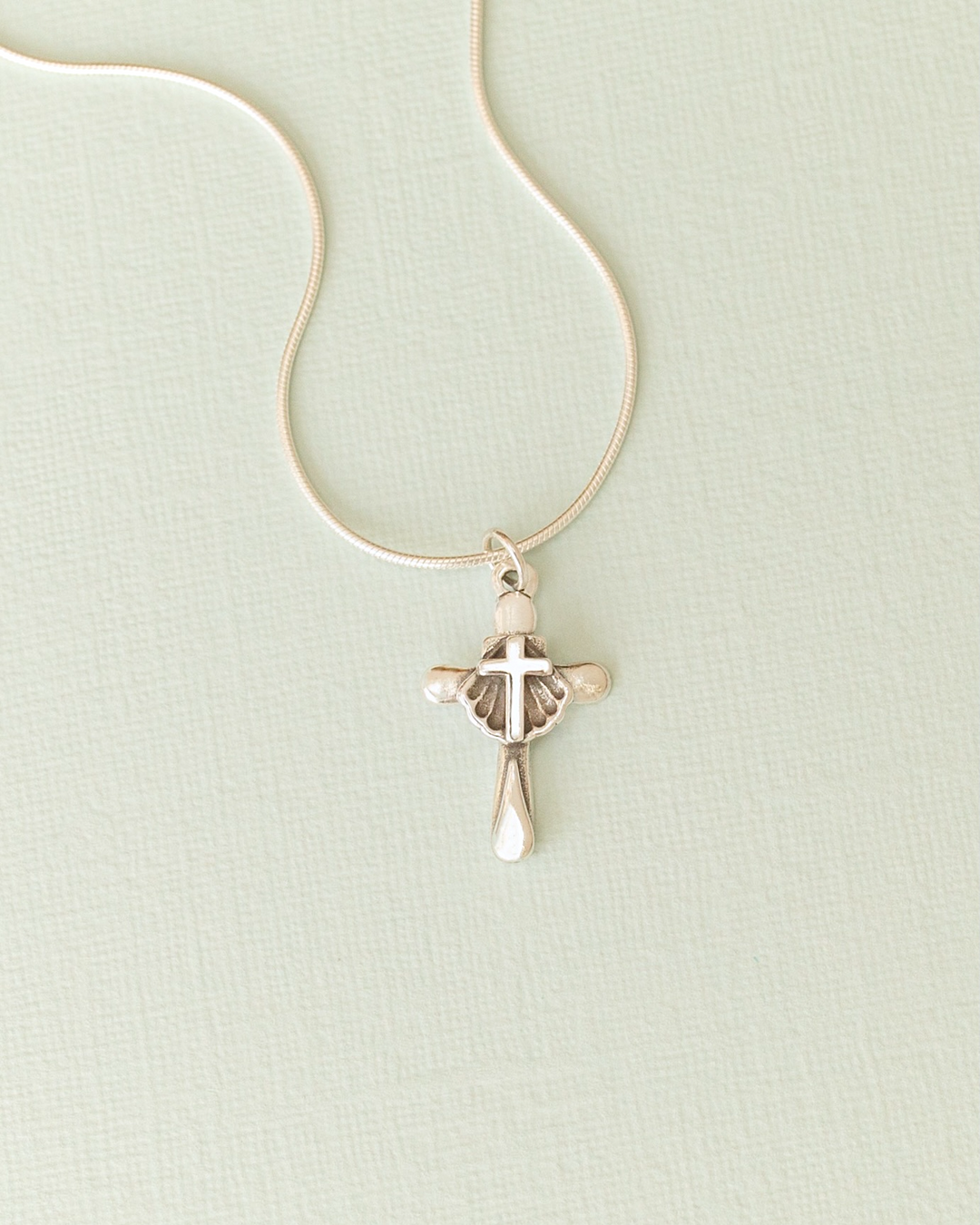 Baptism Cross Pendant