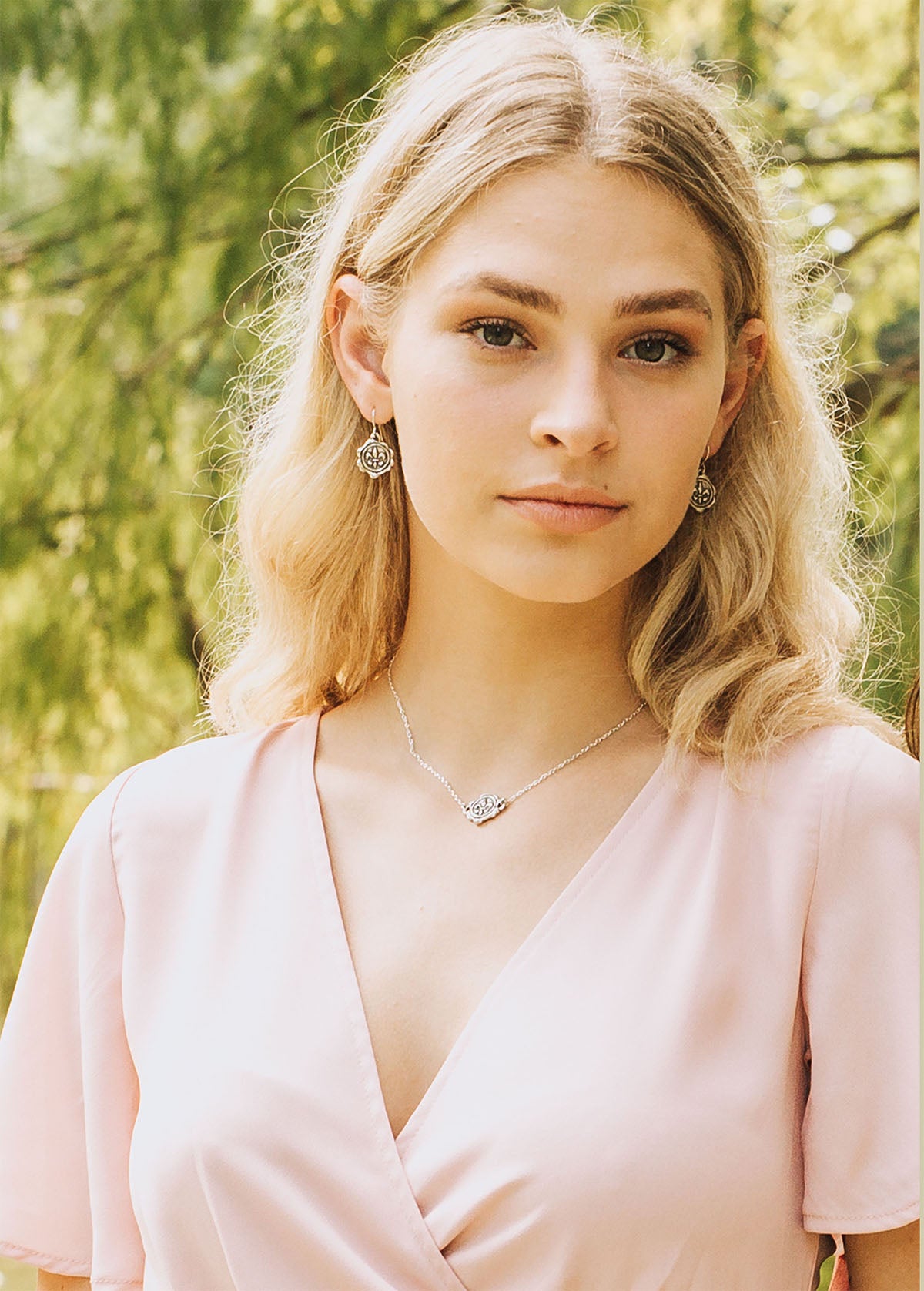 Fleur de Lis Cachet Earrings