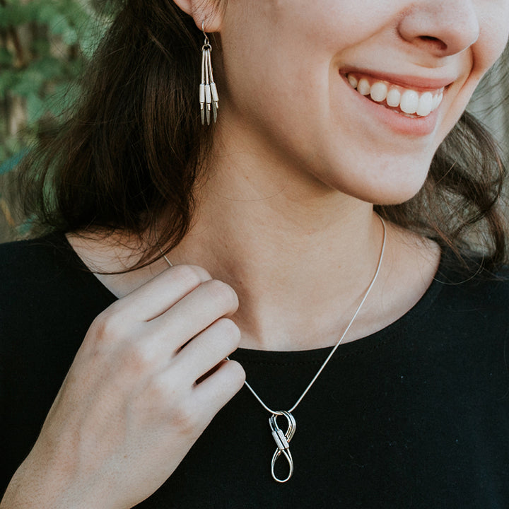 Cattails Triple Earrings