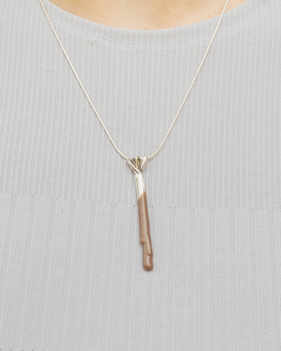 Chocolate Taffy Pendant