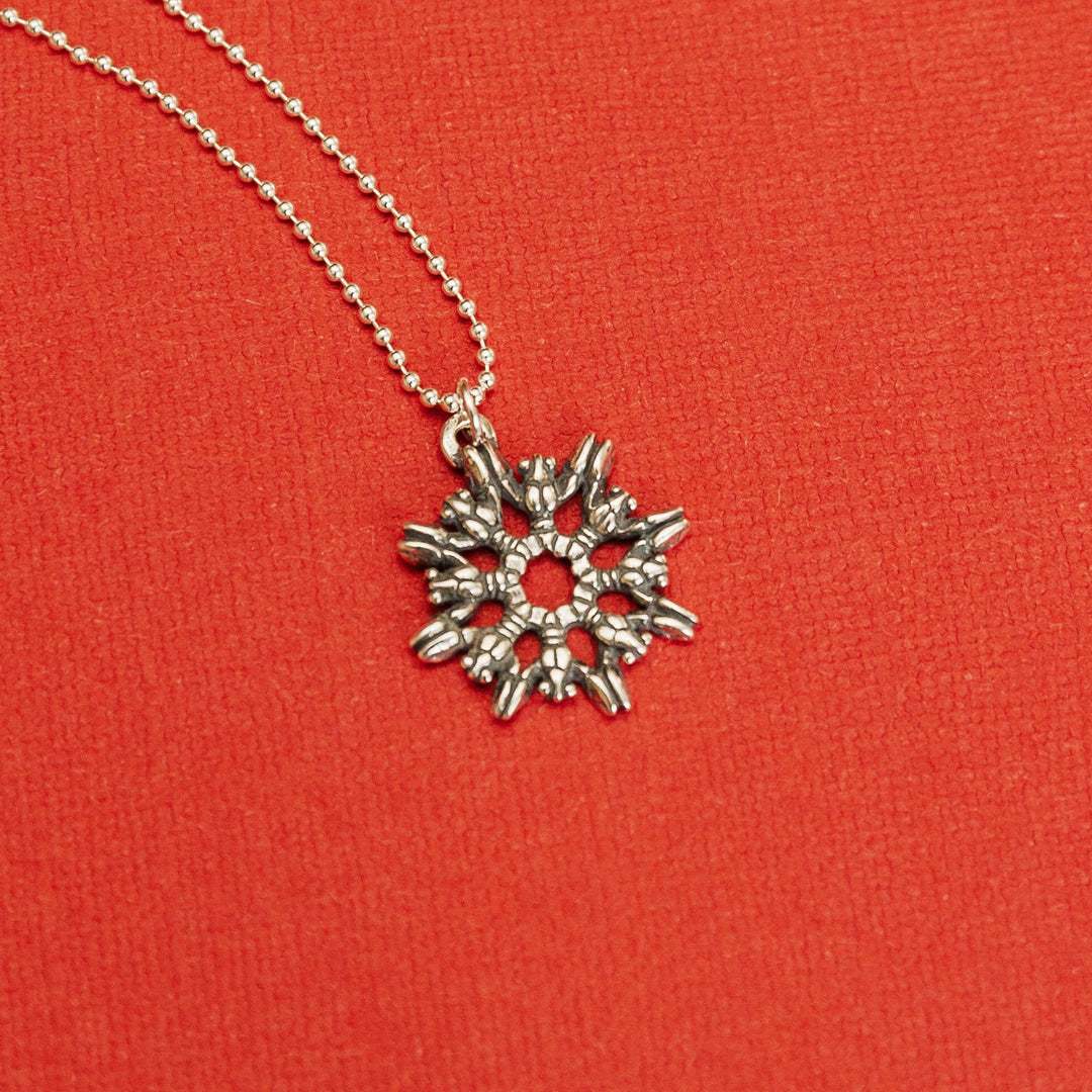 Crawfish Snowflake Pendant