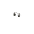 Fleur de Lis Brick Stud Earrings