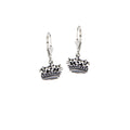 Fleur de Lis Crown Earrings