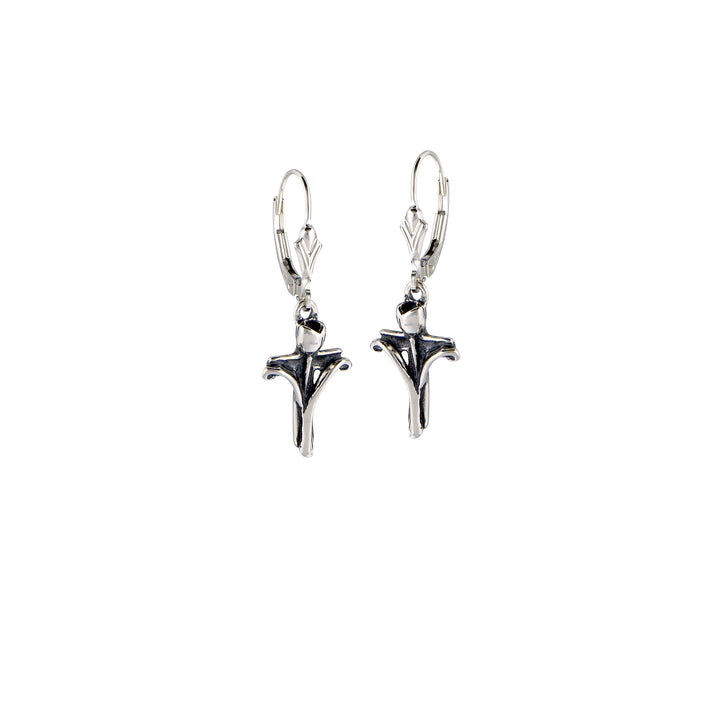 Tulip Cross Earrings