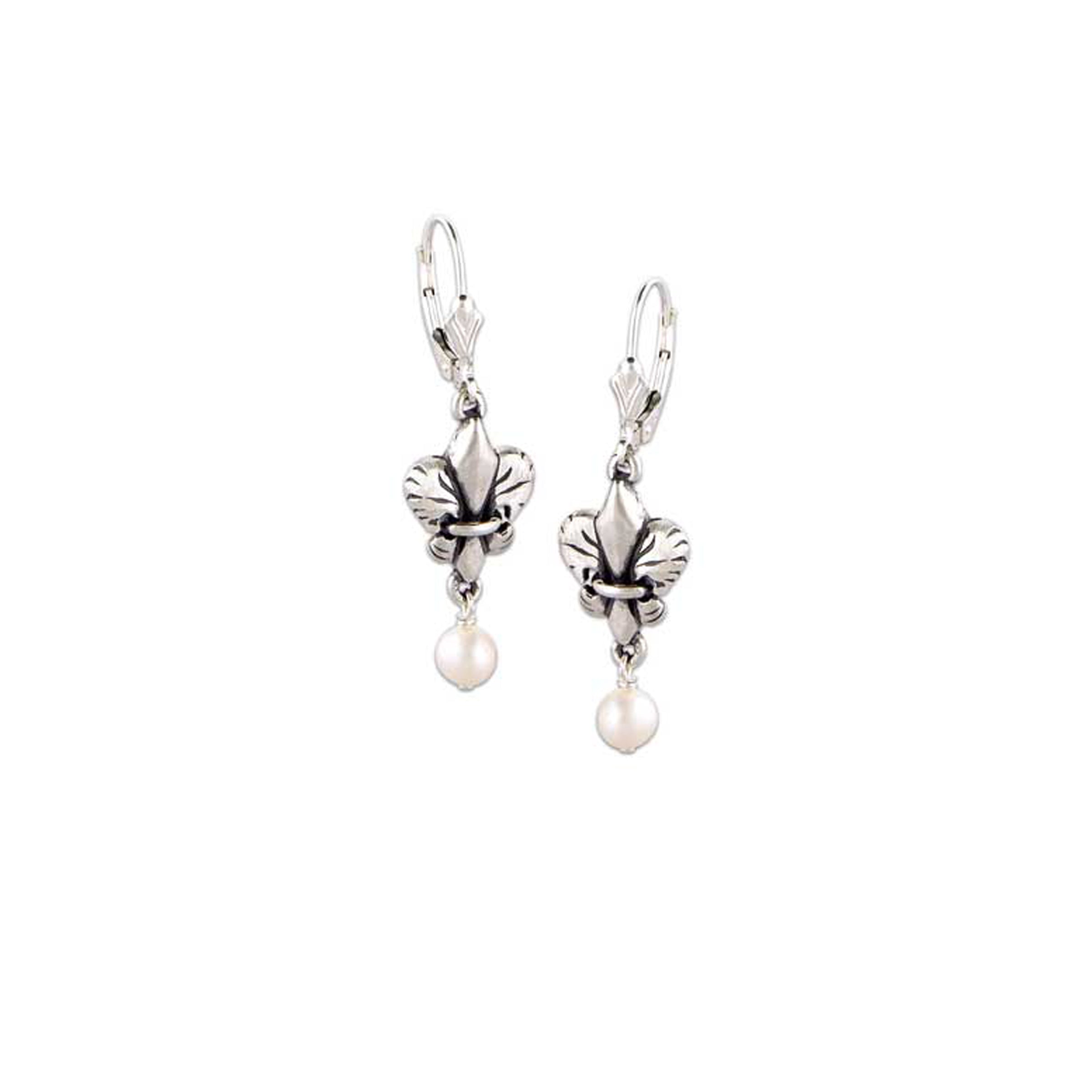 Tiger Lily Mini Pearl Earrings