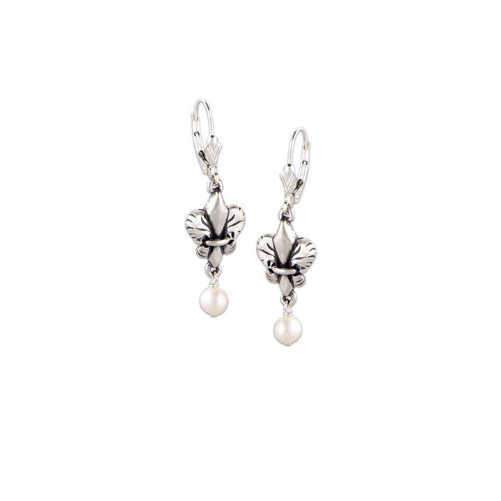 Tiger Lily Mini Pearl Earrings