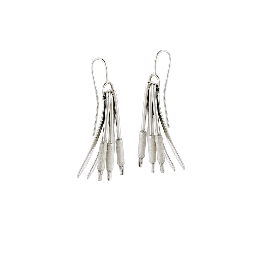 Cattails Triple Earrings