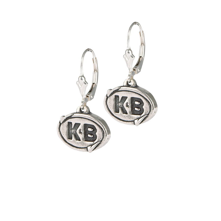 K&B Sign Earrings