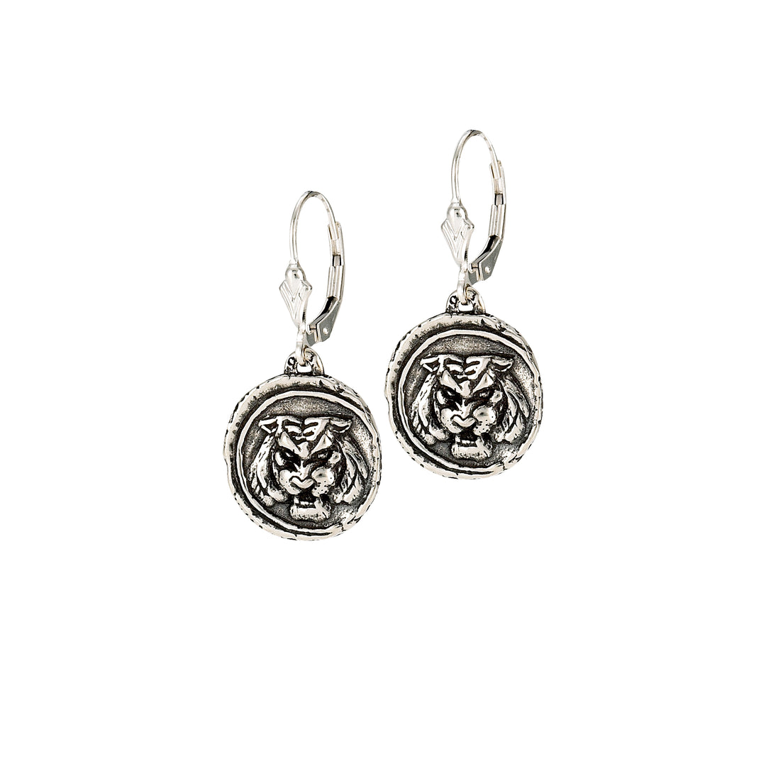 Tiger Doubloon Earrings