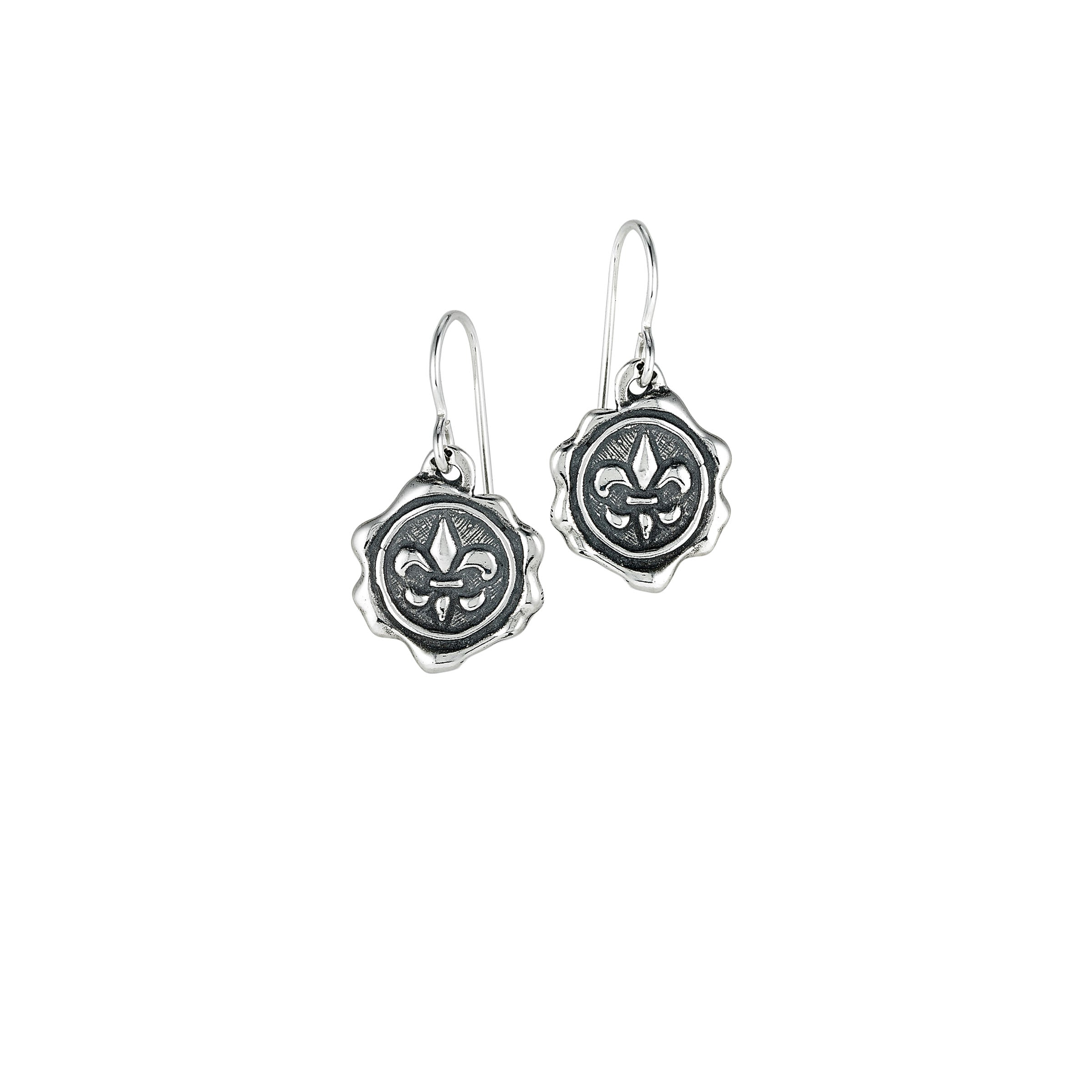 Fleur de Lis Cachet Earrings