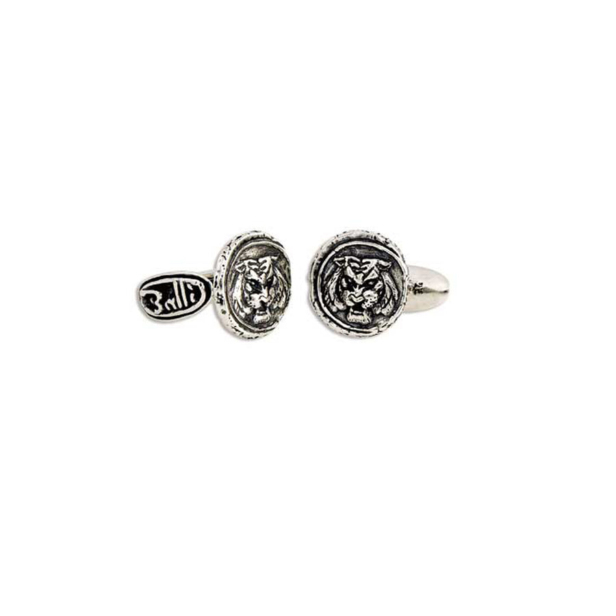 Tiger Doubloon Cuff Links