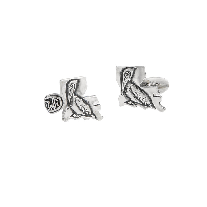 Louisiana Pelican Cufflinks