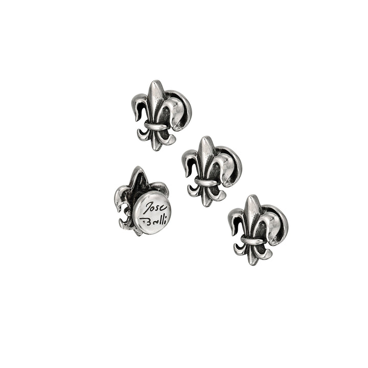 Image of Fleur De Lis Tuxedo Studs