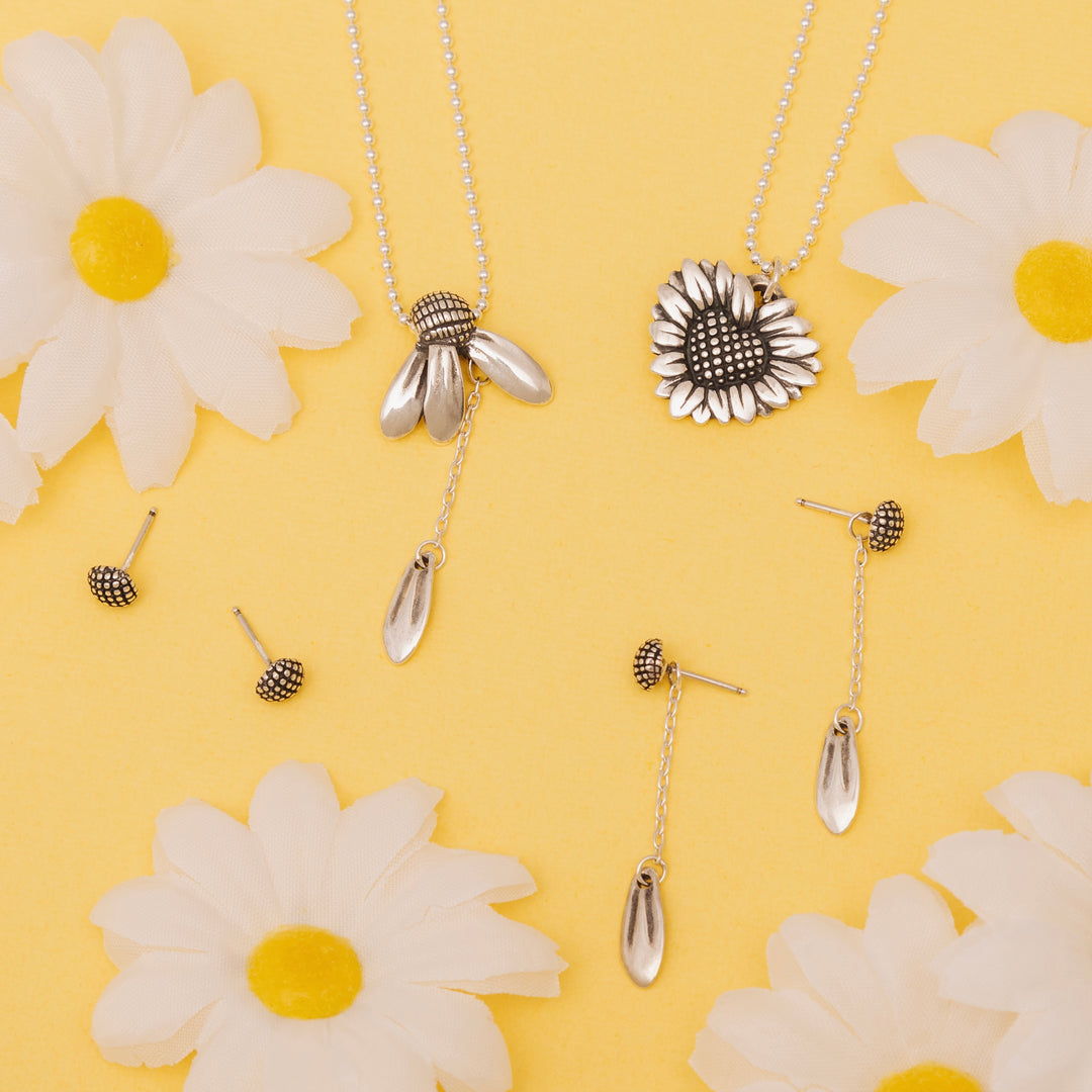 Daisy Heart Pendant