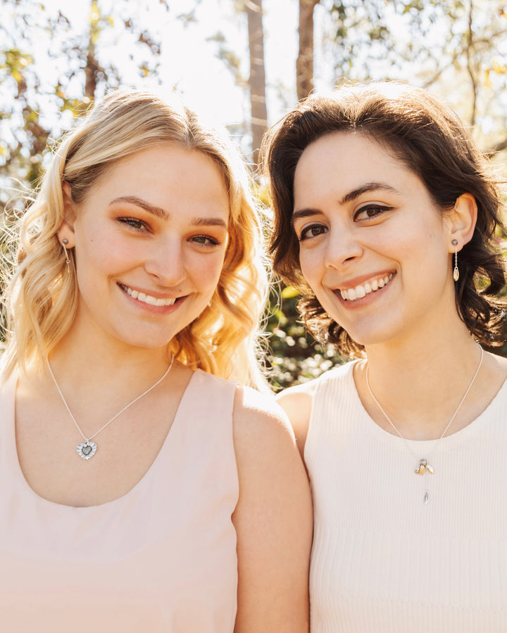 Daisy Heart Pendant