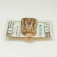 Alligator Bronze Money Clip