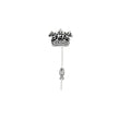 Fleur de Lis Crown Pin