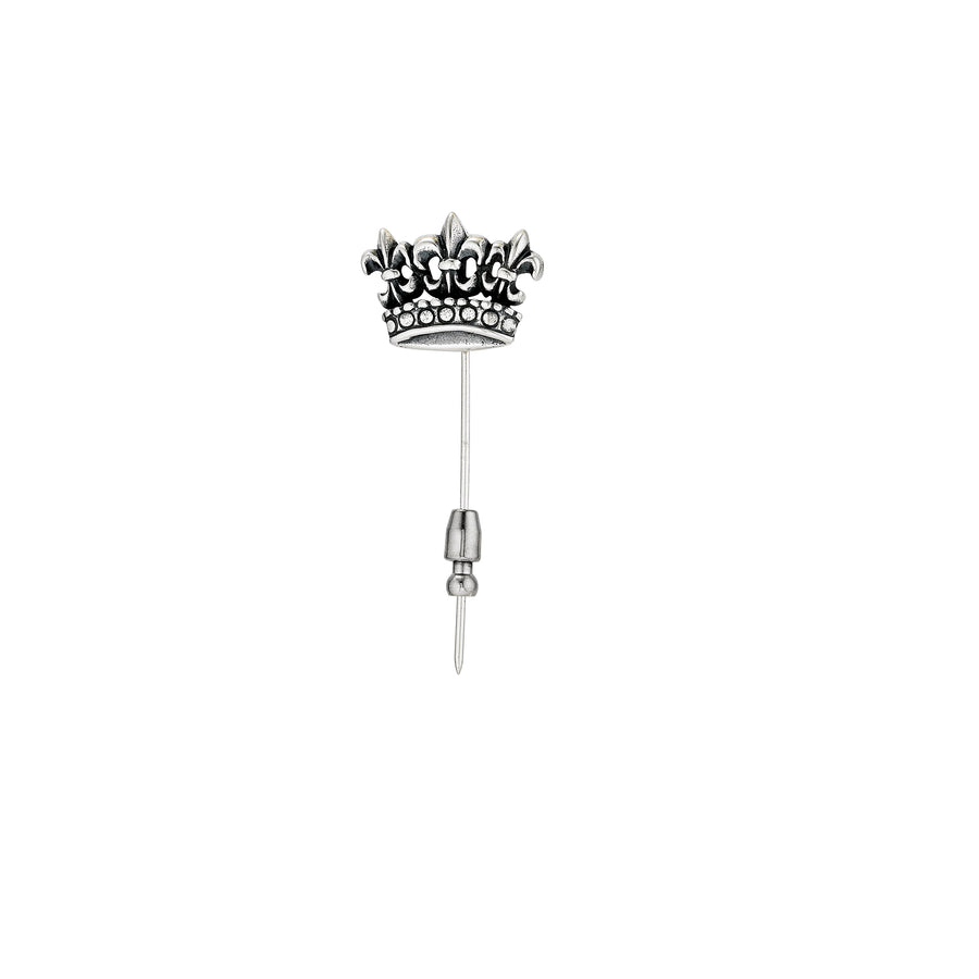 Fleur de Lis Triple Crown Pin