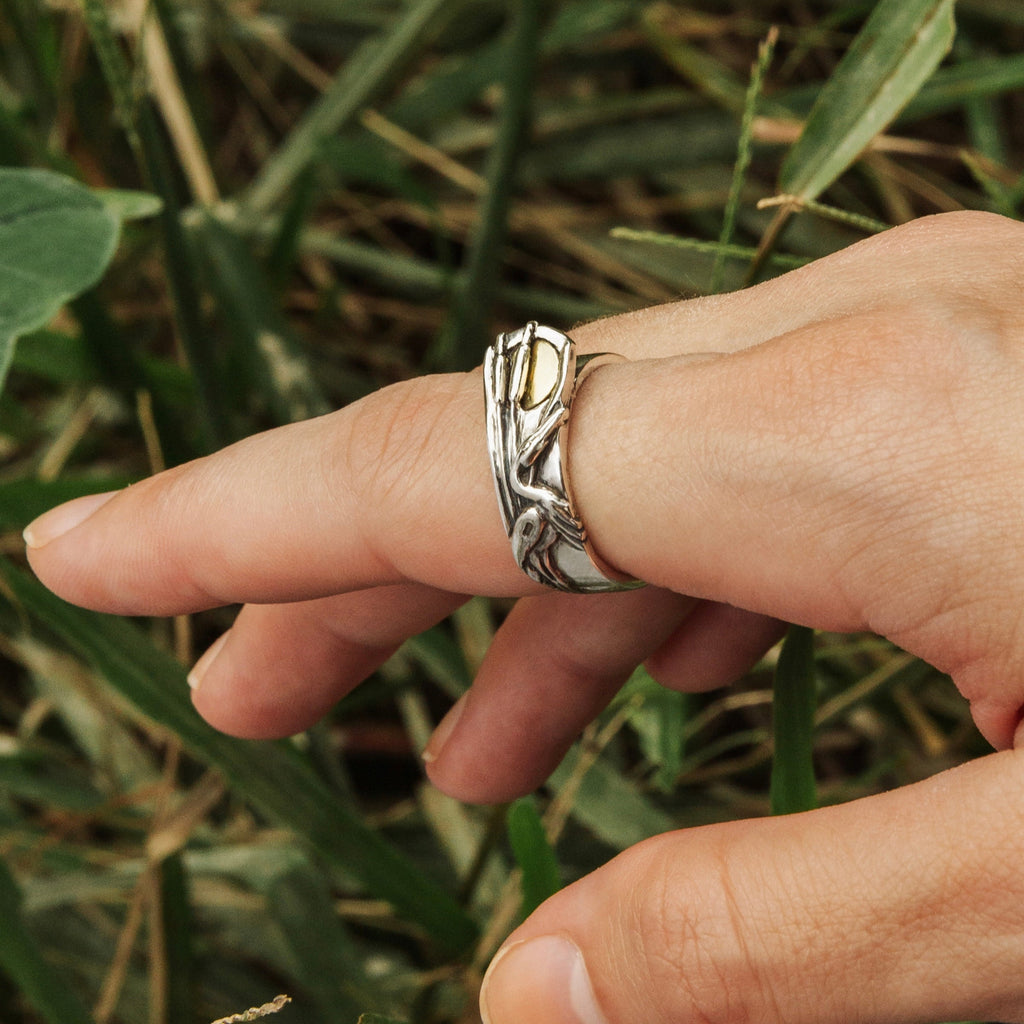 Audubon Egret Ring