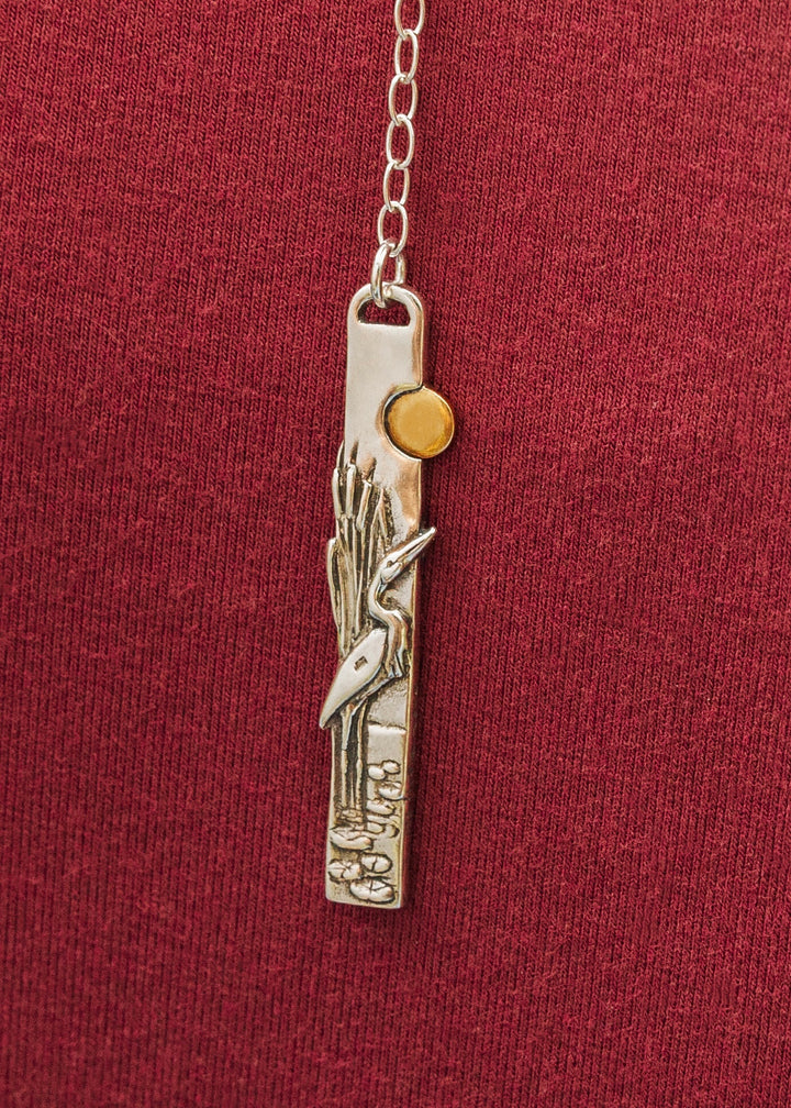 Audubon Egret Necklace