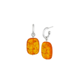 Iced Tea Hoop Earrings
