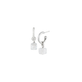 Sugar Cube Hoop Earrings