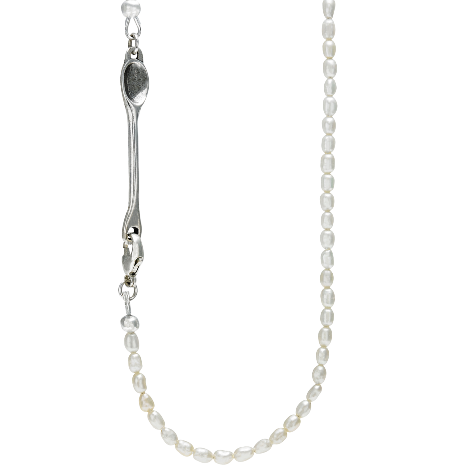 White Rice Necklace