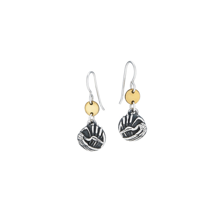 Audubon Egret Earrings