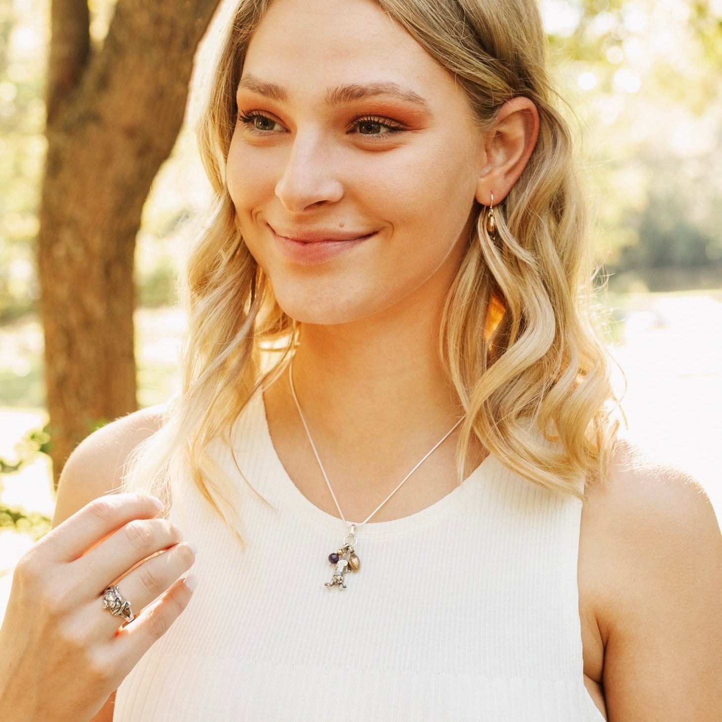 Tiger by the Tail Trio Pendant