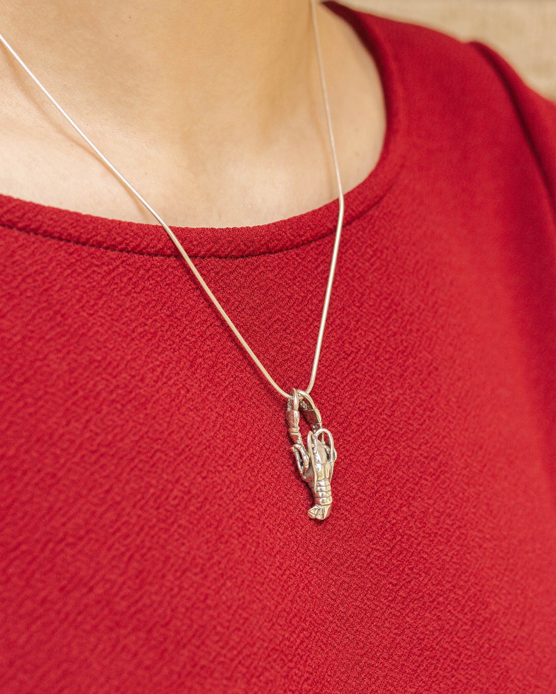 Hanging Crawfish Pendant