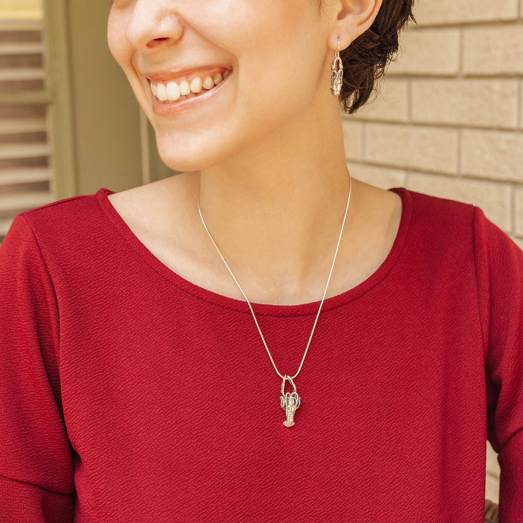 Hanging Crawfish Pendant