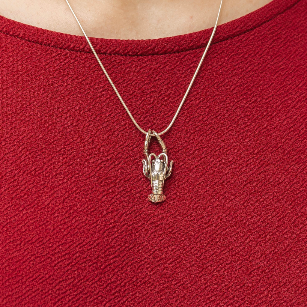 Hanging Crawfish Pendant