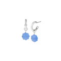 Forget Me Not Hoop Earrings