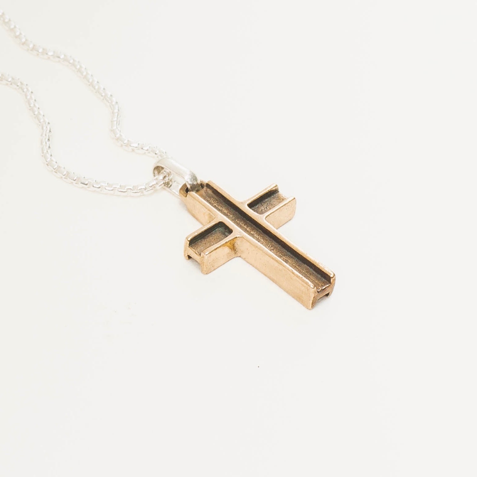 Steelworker Cross Bronze Pendant | Men's Jewelry | Jose Balli – Jose ...