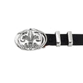 Fleur-de-Lis Oval Buckle