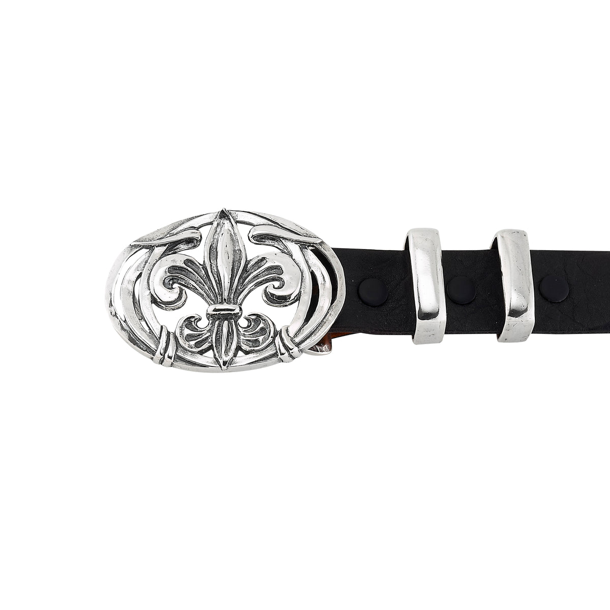 Fleur de Lis Oval Buckle – Jose Balli Jewelry