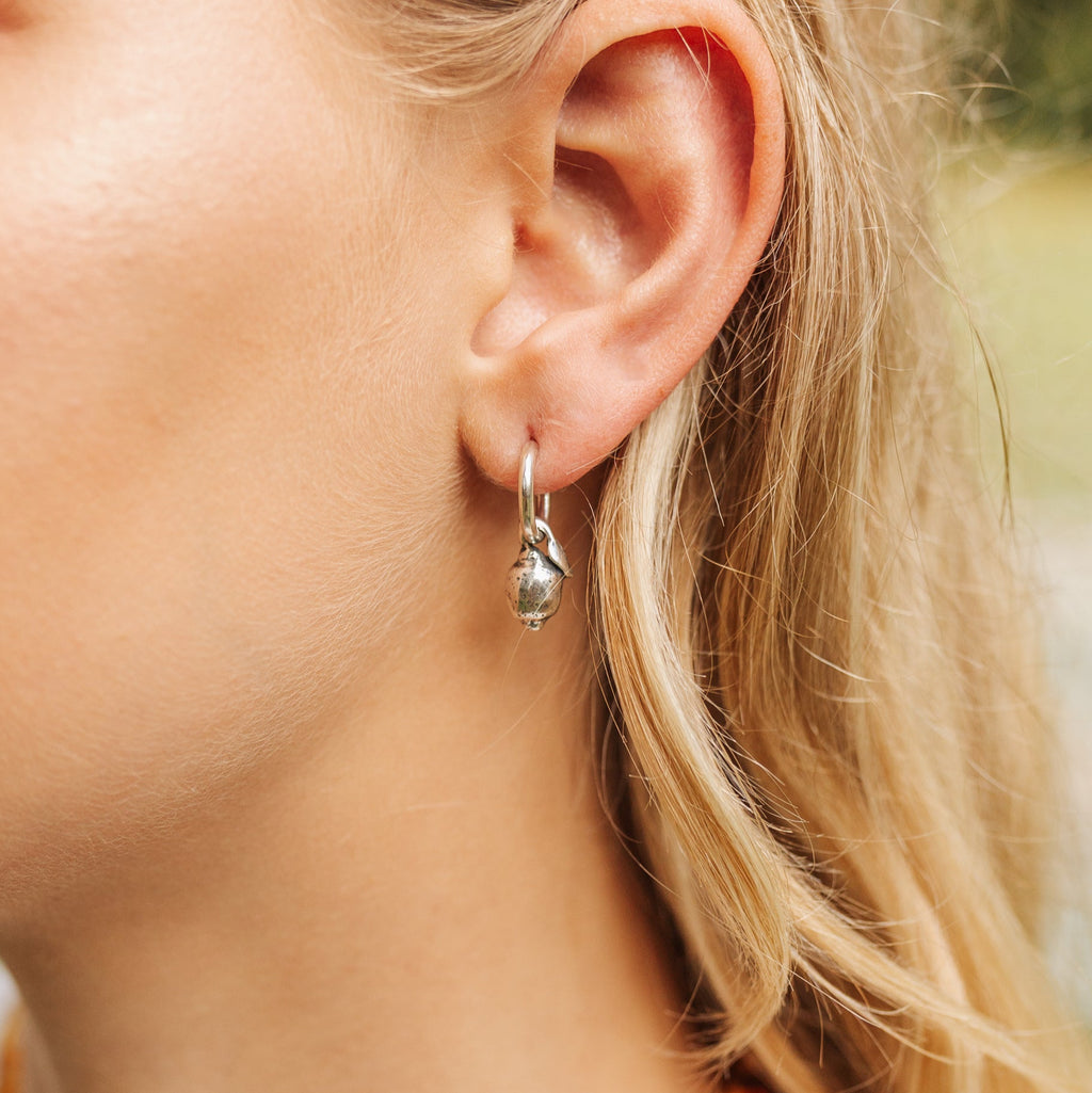"Better Together" Lemon & Sugar Hoop Earrings