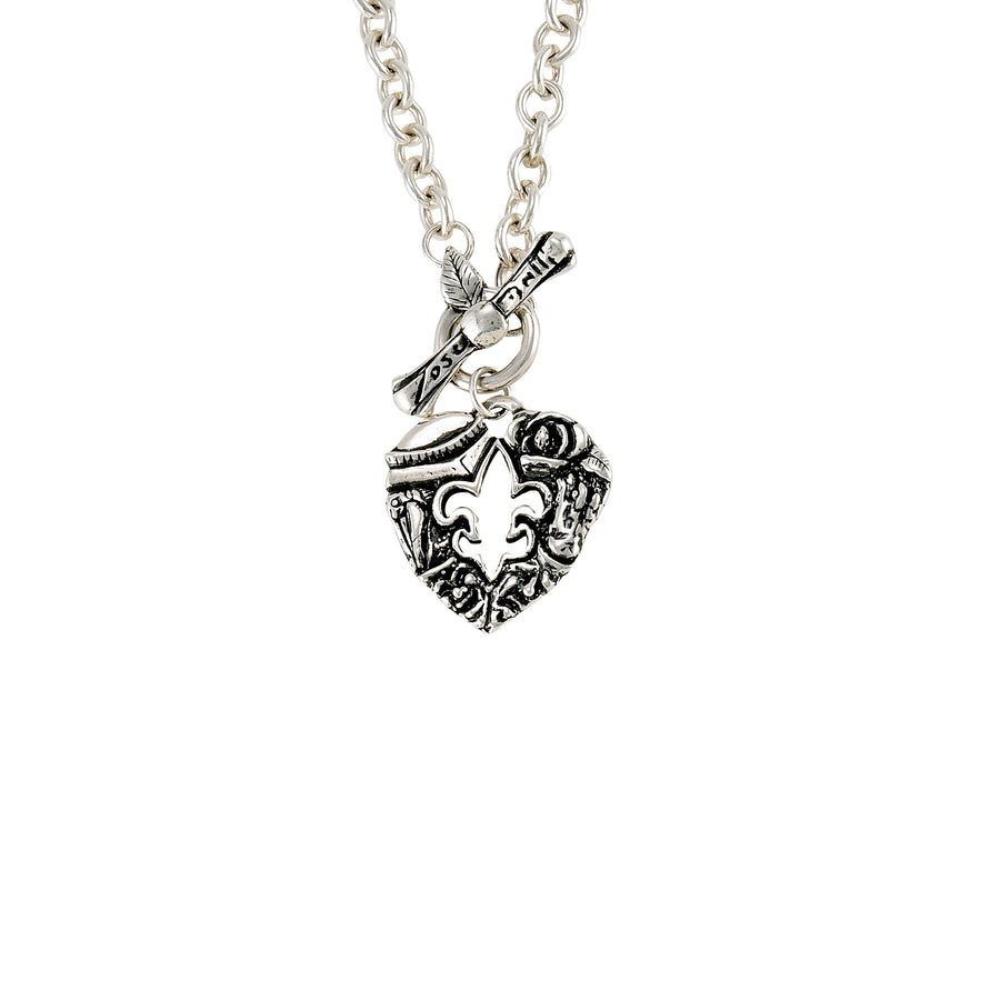 Heart of Louisiana Toggle Necklace
