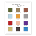 New Orleans Color Palette Art Print