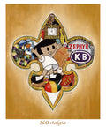 Nostalgia Fleur-de-Lis Art Print