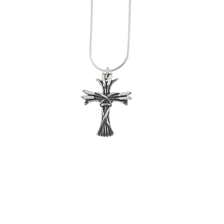 Cattails Cross Pendant