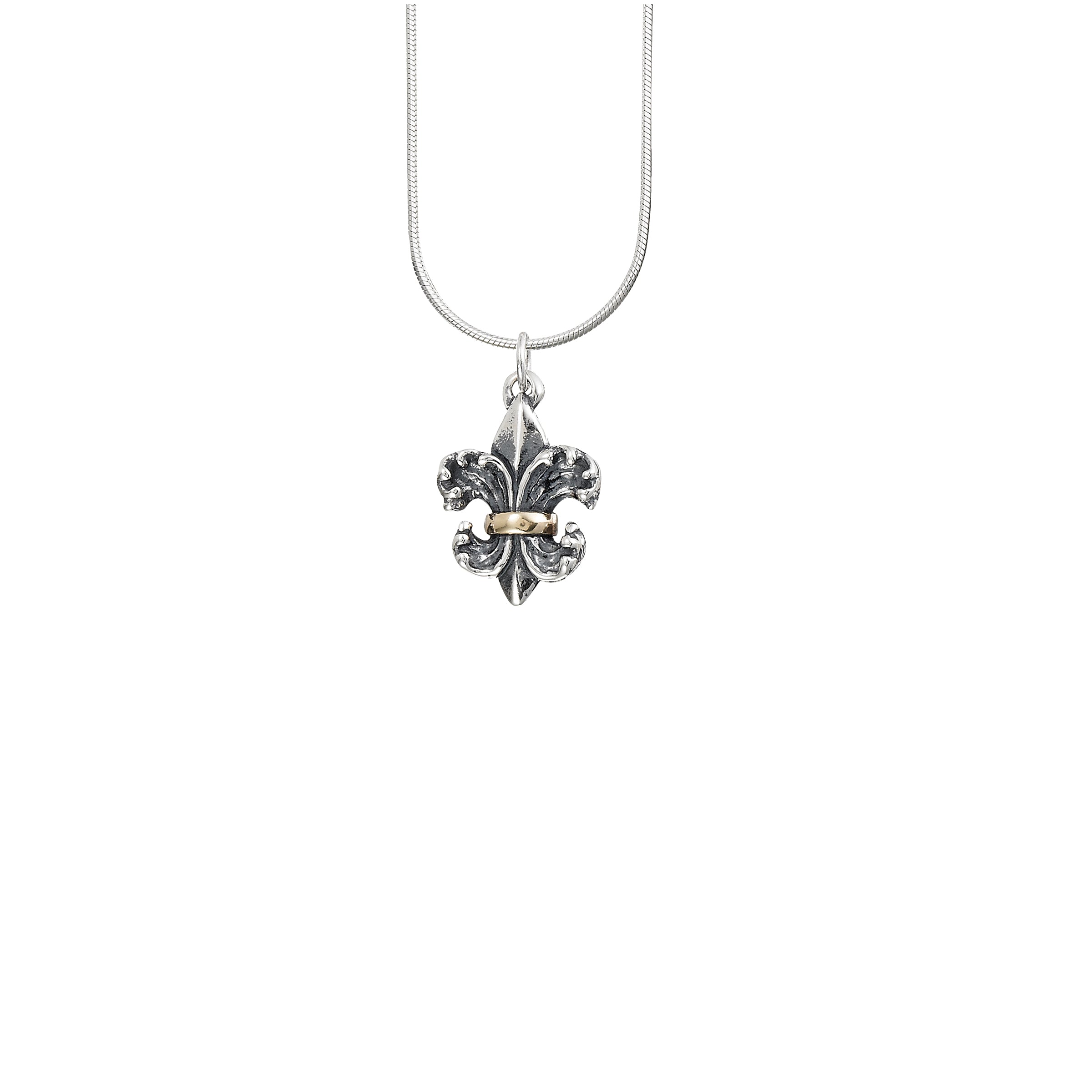 Water Lily Two Tone Pendant