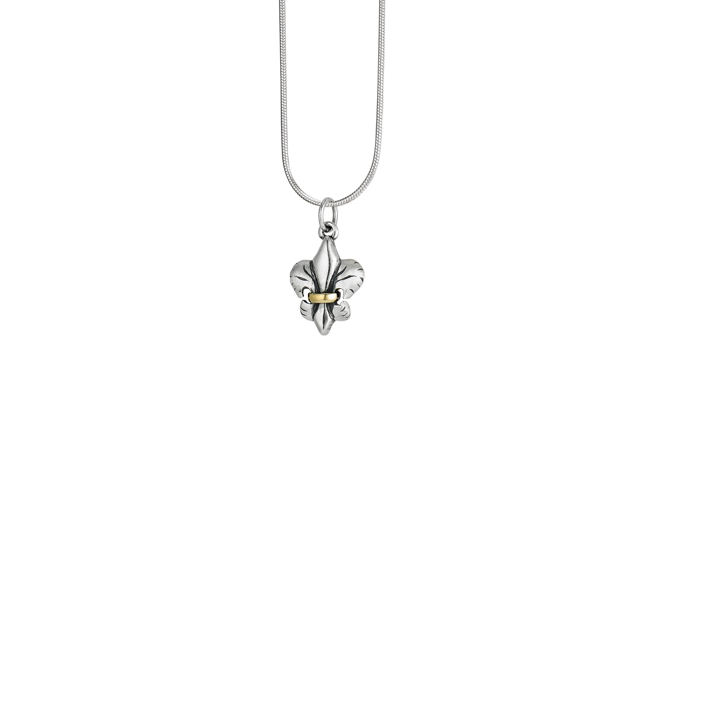 Tiger Lily Mini Two Tone Pendant